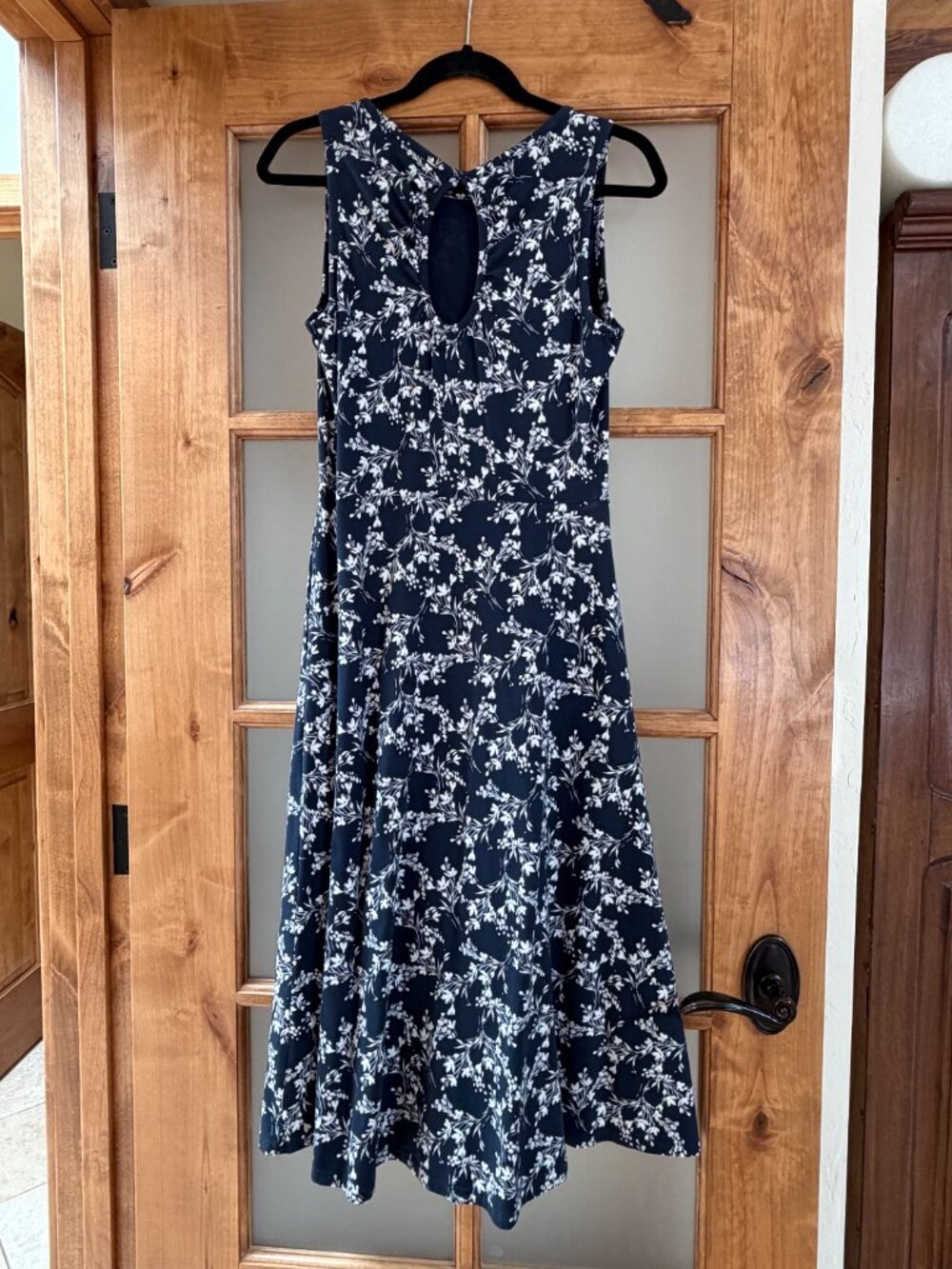 PACT Organic Cotton Fit & Flare Keyhole Back Dress - Picture 2 of 4